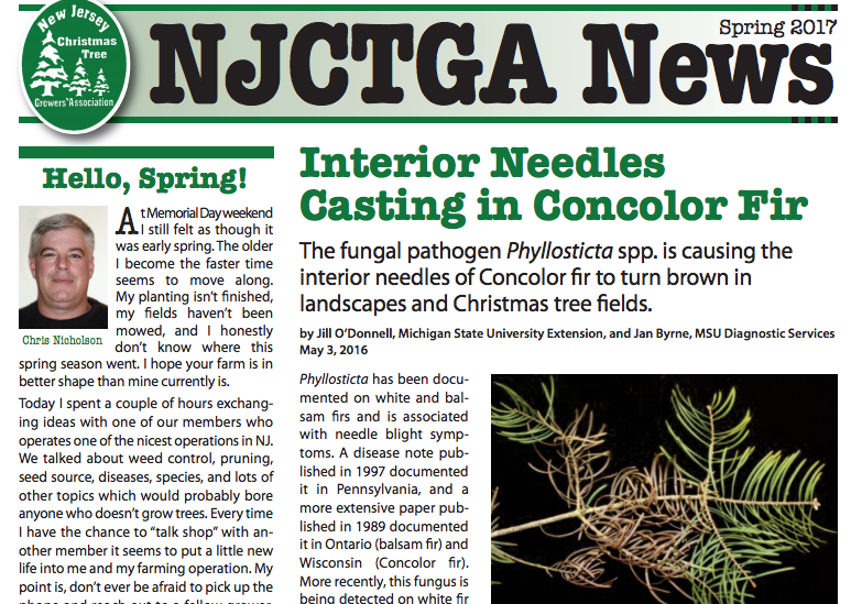 Spring 2017 NJCTGA News