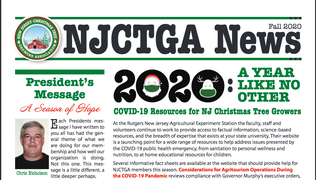 Fall 2020 NJCTGA News
